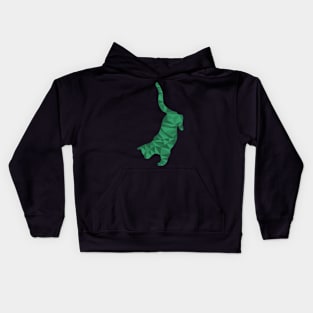 Cat-Abstract Triangle Kids Hoodie